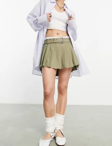 Fusta pantalon ASOS, verde
