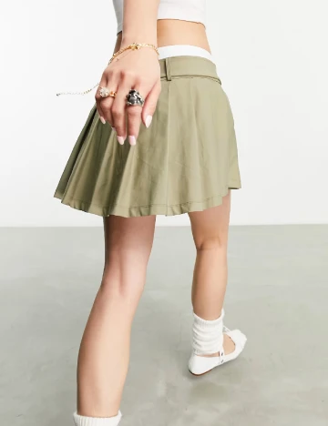 Fusta pantalon ASOS, verde
