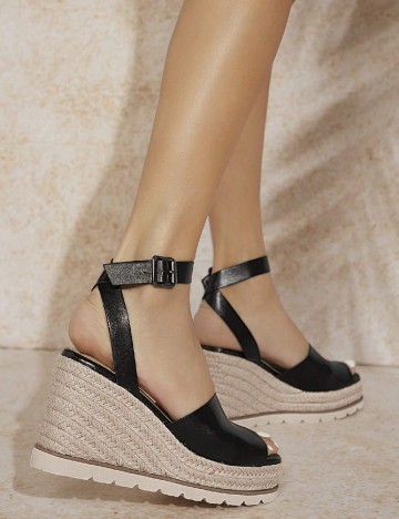 Sandale SHEIN, negru