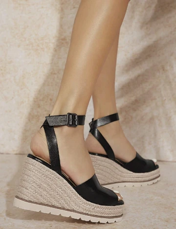 Sandale SHEIN, negru