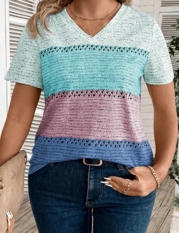 Tricou SHEIN CURVE, mix culori