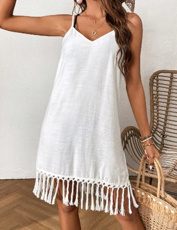 Rochie scurta SHEIN, alb