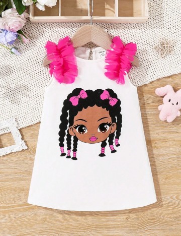 
						Rochie Shein Kids, alb