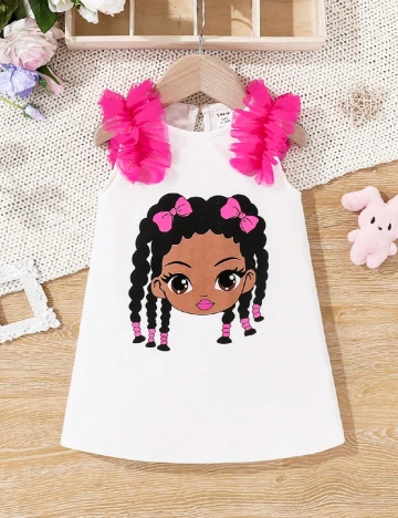 Rochie Shein Kids, alb Alb