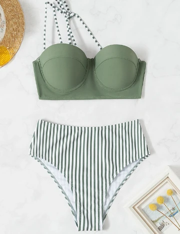 Costum de baie SHEIN, verde Verde