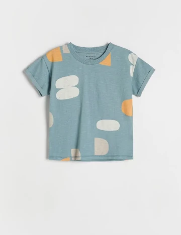 Tricou Oversize Reserved, albastru