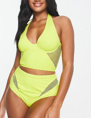 Chilot de  baie We Are We Wear Plus Size, verde Verde