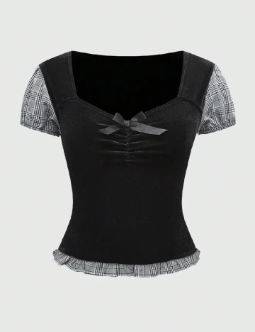 Bluza Romwe, negru Negru