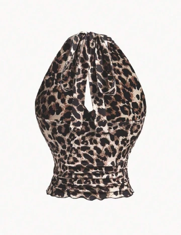 Top SHEIN, animal print