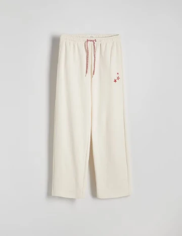 Pantaloni Reserved, crem