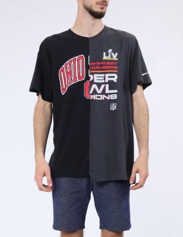 
						Tricou Glass Onion, gri/negru
