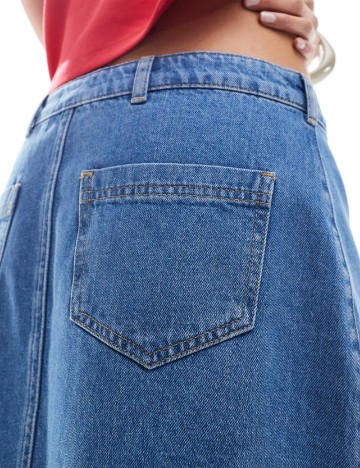 Fusta Miss Selfridge, albastru