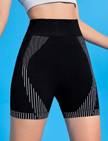 Colanti scurti Shein Kids, negru Negru