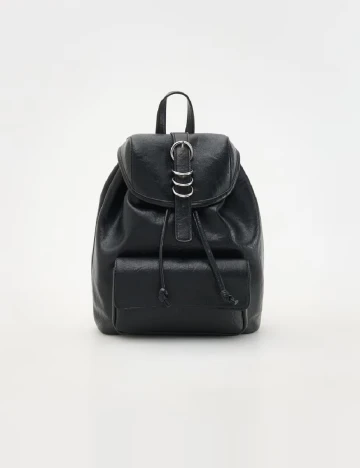 Rucsac Reserved, negru Negru