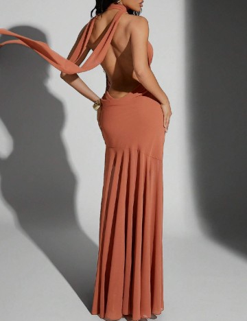 Rochie lunga SHEIN, maro