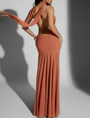 Rochie lunga SHEIN, maro