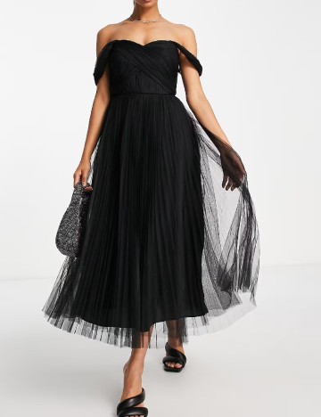 
						Rochie lunga ASOS, negru