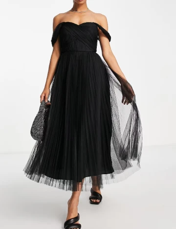 Rochie lunga ASOS, negru