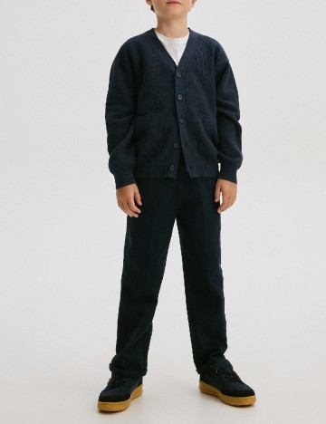 
						Pantaloni Reserved, bleumarin