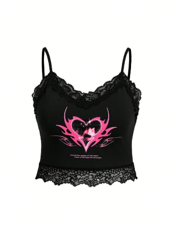 Top SHEIN CURVE, negru