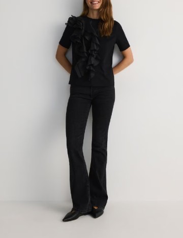 Tricou Reserved, negru