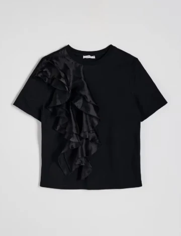 Tricou Reserved, negru