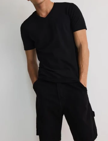 Tricou Reserved, negru