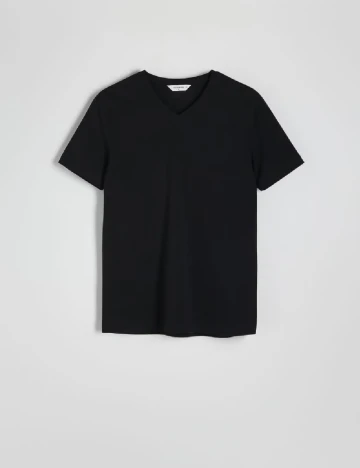 Tricou Reserved, negru
