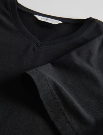 Tricou Reserved, negru