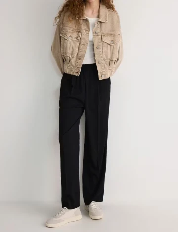 Pantaloni Reserved, negru Negru