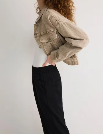 Pantaloni Reserved, negru Negru