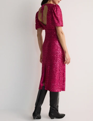Rochie medie Reserved, roz