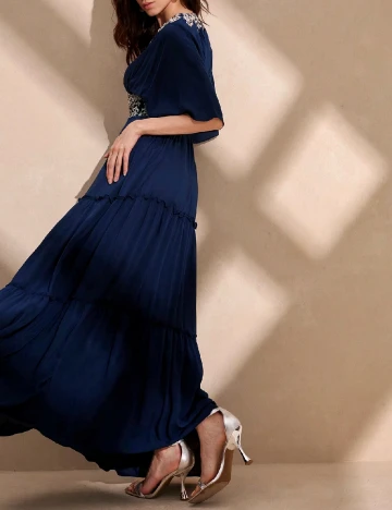 Rochie lunga SHEIN, bleumarin Albastru