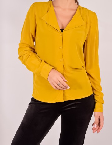 Camasa Pieces, galben, XS
