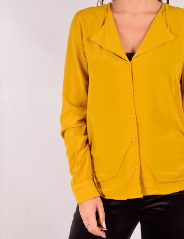 Camasa Pieces, galben, XS