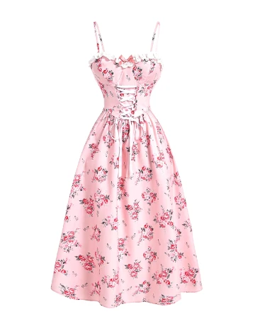 Rochie medie SHEIN, roz