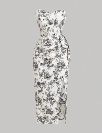Rochie medie SHEIN, alb