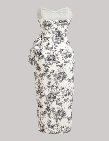 Rochie medie SHEIN, alb
