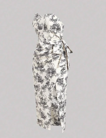 Rochie medie SHEIN, alb