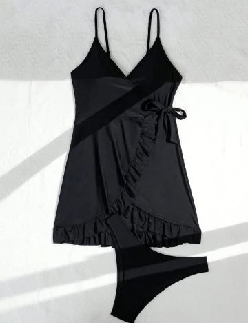 Costum de baie SHEIN, negru