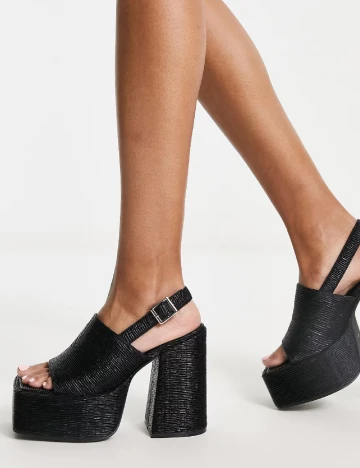 Sandale Heartbreak, negru Negru
