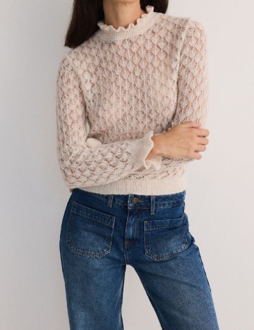 
						Bluza Reserved, crem