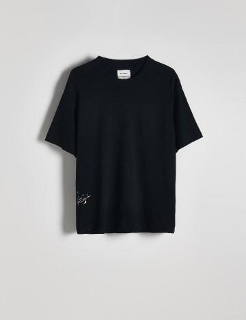 
						Tricou Oversize Reserved, negru