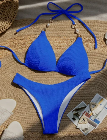Costum de baie SHEIN, albastru