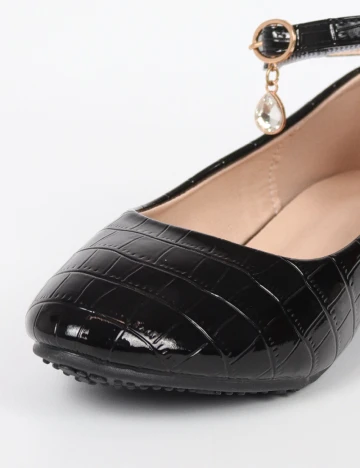 Pantofi Shein Kids, negru Negru