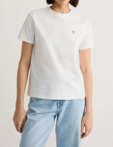 Tricou Reserved, alb