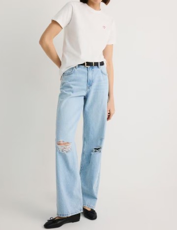 Tricou Reserved, alb