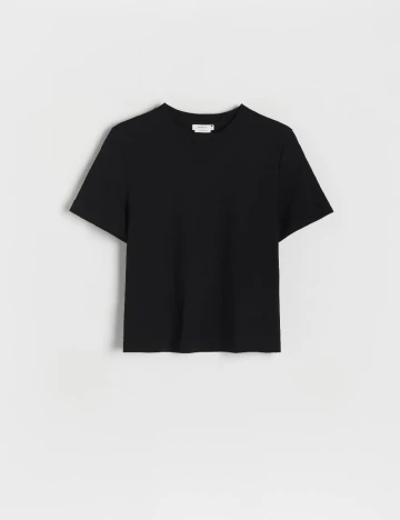 Tricou Reserved, negru
