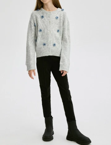 Pantaloni Reserved, negru