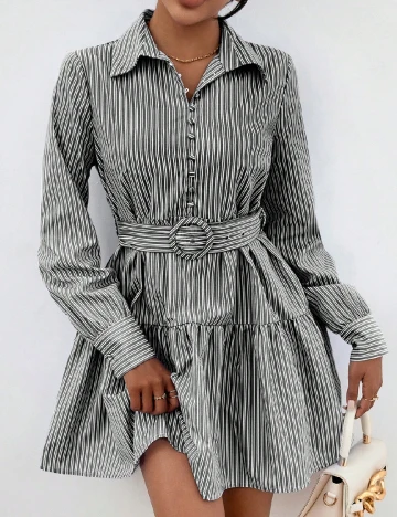 Rochie scurta SHEIN, gri